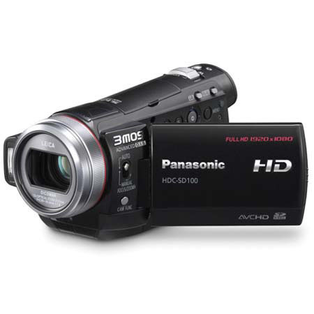 Panasonic HDS-SD100K HD 3mos SD/SDHC Card Camcorder