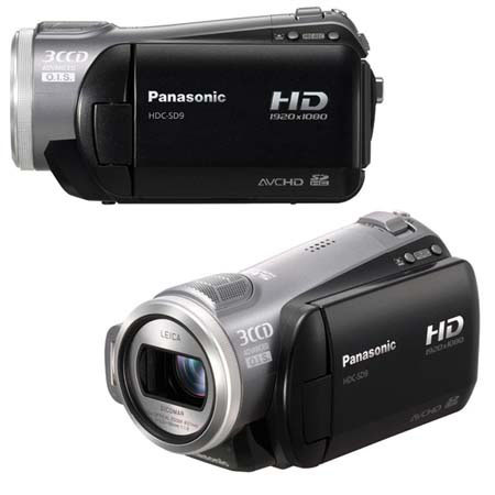 Panasonic HDC-SD9 Hi-Definition 3 CCD SD Memory Card Camcorder