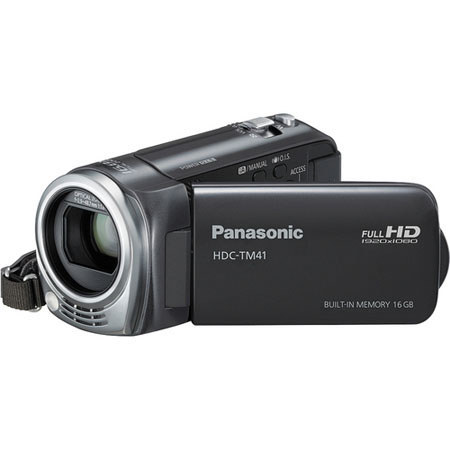 Panasonic HDC-TM41, 1080 HD Camcorder - Bundle 16GB, Case, Battery, Cleaning Kit