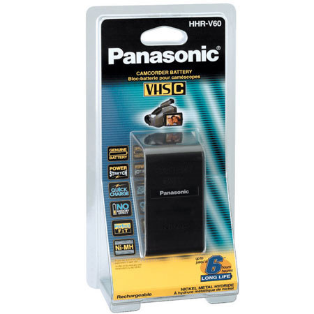 Panasonic HHR-V60A/1B Batt f/ VHS-C Palmcorder Camcrdrs
