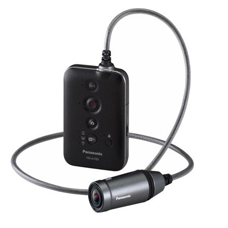 Panasonic HX-A100 HD Wearable Camcorder, Black