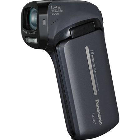 Panasonic HX-DC1 14MP HD Dual Camcorder Gray Bundle