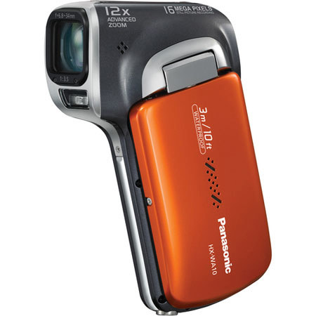 Panasonic HX-WA10 16MP HD Dual Camcorder, Orange