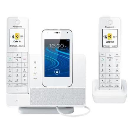 Panasonic KX-PRD262 Link2Cell Digital Phone, 2 Cordless Handsets, White