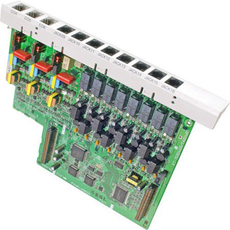 Panasonic KX-TA82483 3-Port Analog CO Line and 8-Port Hybrid Extension Card