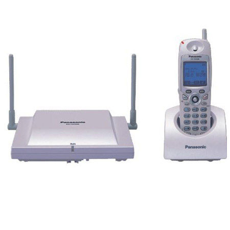 Panasonic KX-TD7896 2.4GHz Digital Spectrum Cordless Telephone, Pearl White