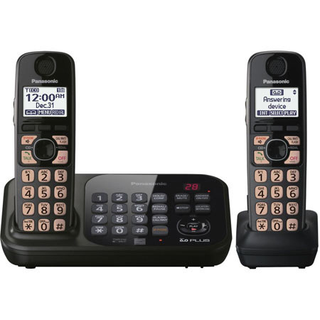 Panasonic KX-TG4742B Expandable Digital Cordless Answering System