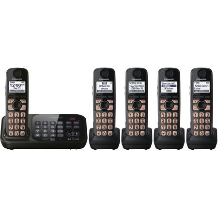 Panasonic KX-TG4745B Expandable Digital Cordless Answering System