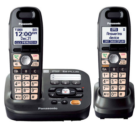 Panasonic KX-TG6592T Digital Cordless Answering System with 2 Handsets