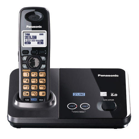 Panasonic KX-TG9321T 2-Line DECT 6.0 Expandable Digital Cordless System