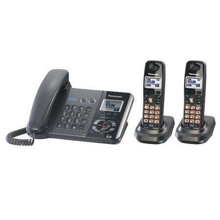 Panasonic KX-TG9392T 2-Line Corded/Cordless Answering System with 2 Handsets