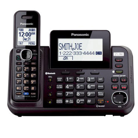 Panasonic KX-TG9541B 2-Line Link-to-Cell Digital Cordless Phone with 1 Handset