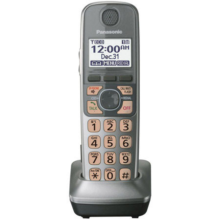 Panasonic KX-TGA470 DECT 6.0 + Cordless Phone Handset for TG77XX Series, Silver