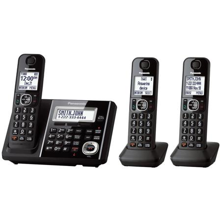 Panasonic KX-TGF343 Cordless Phone and Answering Machine, 3 Handsets