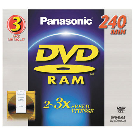 Panasonic LMAD240LU3 DVD-RAM Disc for Video Recording