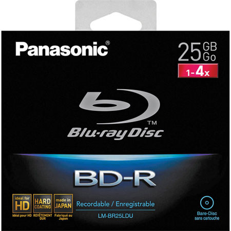 Panasonic LM-BR25LDU Single Layer 25GB Blu-ray Disc