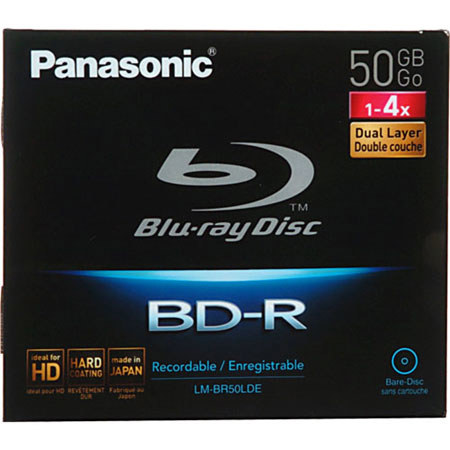 Panasonic LMBR50LDE 50GB Dual Layer 4x Blue-ray Disc