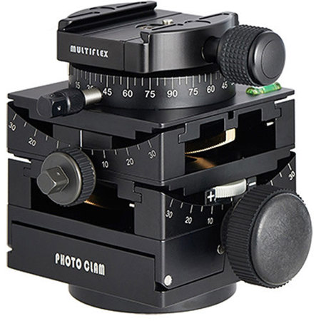 Photo Clam Mutliflex Geared Head, Black