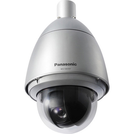 Panasonic WV-SW397A 2.4MP 720p HD Outdoor Super Dynamic PTZ Dome Network Camera