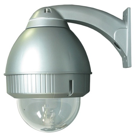 Panasonic 9" Outdoor Wall-Mount Dome Housing for Fixed Cameras, Silver