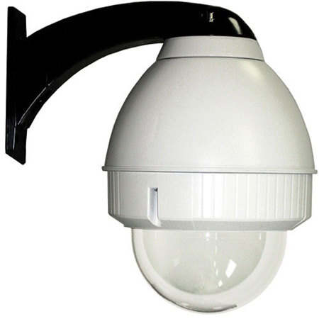 Panasonic 9" Outdoor Wall-Mount Dome Housing for Fixed Cameras, White