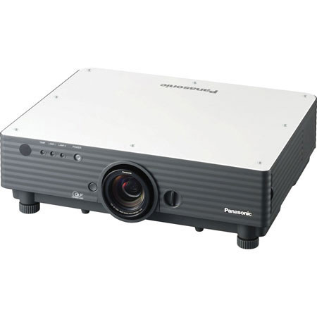 Panasonic PT-D5500U Stationary DLP Multimedia Projector, 5000 ANSI Lumens, Native XGA (1024 x 768), with Wired LAN System