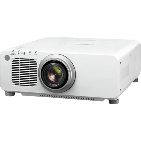 Panasonic PT-DZ870UW WUXGA 1-Chip DLP Projector, 1920x1200, 8500 Lumens, White