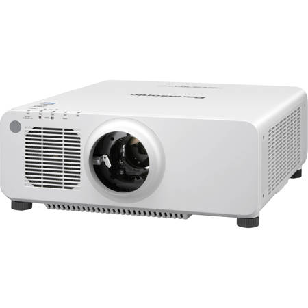 Panasonic PT-RZ670LWU WUXGA 6500 Lumens 1-Chip DLP Projector, 16:10 Aspect Ratio, 25000 hours Lamp Life, Lens Not Included, White