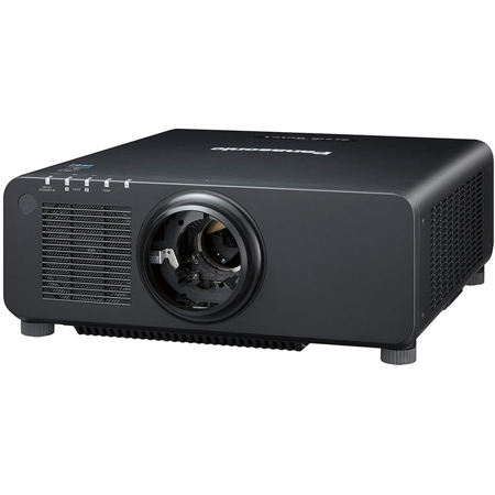Panasonic PT-RZ970U WUXGA Solid Shine 1-Chip DLP Fixed Installation Laser Projector without Lens, 10000 Lumens, Black