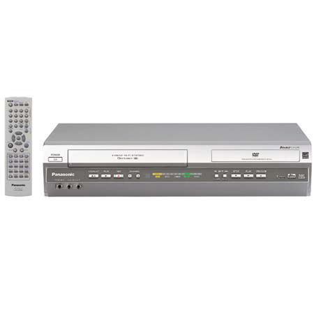 Panasonic PV-D4745S Double Feature Progressive Scan DVD / VCR Combo, Silver