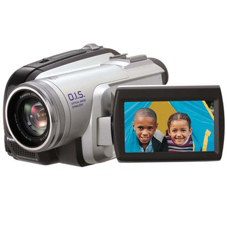 Panasonic PV-GS85 Ultra-Compact Mini DV Camcorder, 32x Optical Zoom, Color Viewfinder, Optical Image Stabilizer, 2.7" LCD Screen