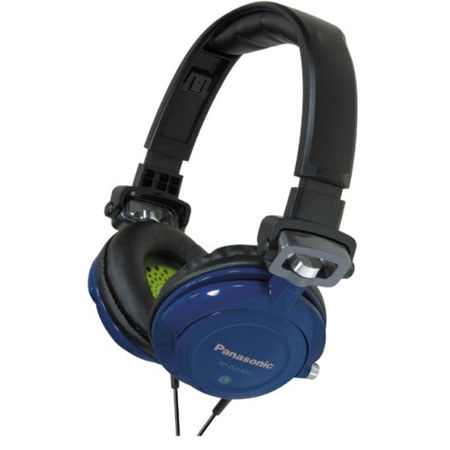 Panasonic RPJS400 DJ Street Model Headphones, Blue