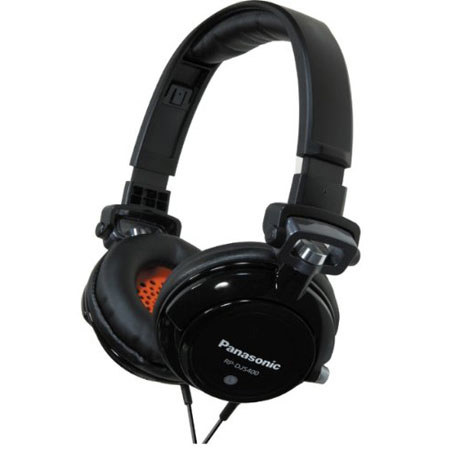 Panasonic RPJS400 DJ Street Model Headphones, Black