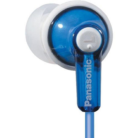 Panasonic RP-HJE120 Earbud Headphone, Blue