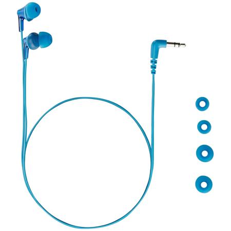 Panasonic RP-HJE125 ErgoFit In-Ear Earbud Headphones, Blue