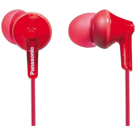 Panasonic RP-HJE125 ErgoFit In-Ear Earbud Headphones, Pink