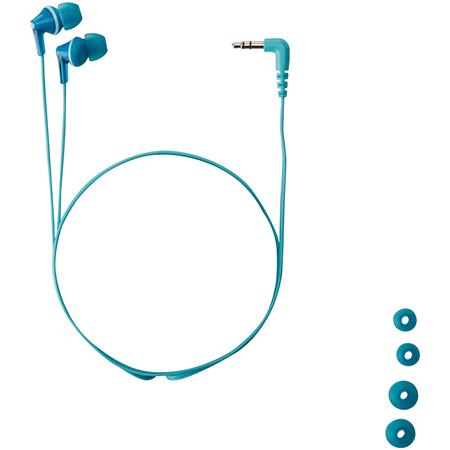 Panasonic RP-HJE125 ErgoFit In-Ear Earbud Headphones, Turquoise RP-HJE125-Z