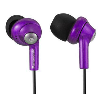 Panasonic RP-HJE280 ErgoFit Binaural Earphone, Violet