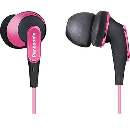 Panasonic RP-HJE350 SLIMZ In-Ear Headphone, Pink