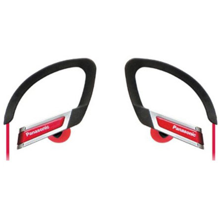 Panasonic RP-HS220 In-Ear Clip Sports Earphones, Rd