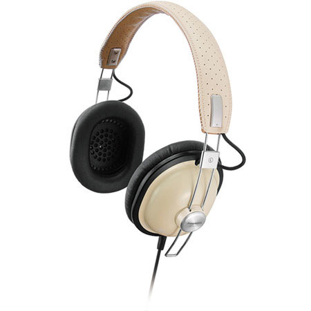 Panasonic Retrostyle Monitor Stereo Headphones, Cream