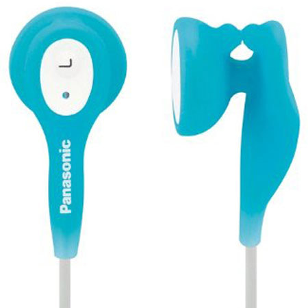 Panasonic EarDrops Earbud-Style Headphones, Aqua