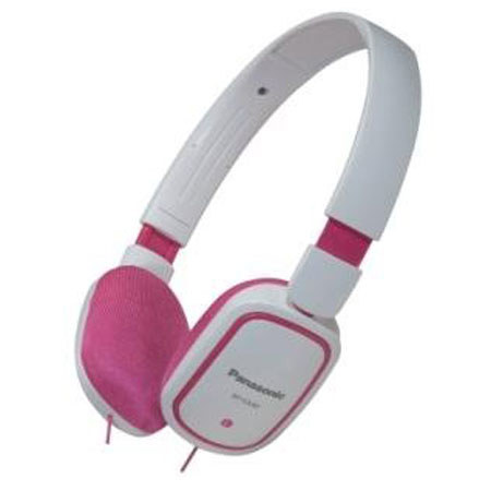 Panasonic RP-HX40 On-Ear Monitor Headphone, Pink/Wht
