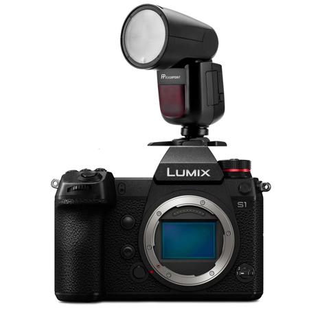 Panasonic LUMIX DC-S1 Mirrorless Digital Camera Body W/FP Li-on X R2 TTL Flash