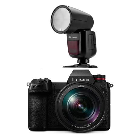 Panasonic LUMIX S1 Mirrorless Camera with S 24-105mm f/4 OIS Lens W/Flash Light