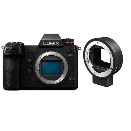 Panasonic Lumix DC-S1R Mirrorless Digital Camera Body W/Sigma MC-21 Mount Convrt