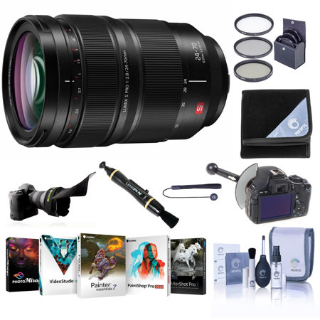 Panasonic LUMIX S PRO 24-70mm f/2.8 Lens for Leica L with PC Software & Acc Kit