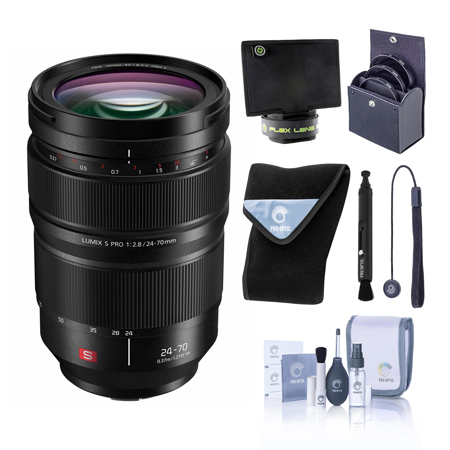 Panasonic LUMIX S PRO 24-70mm f/2.8 Lens, Bundle with Included Value