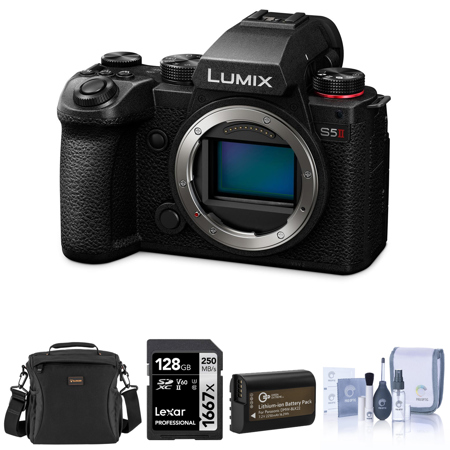 Panasonic LUMIX S5 II Mirrorless Camera with Accessories Kit DC-S5M2BODY AK