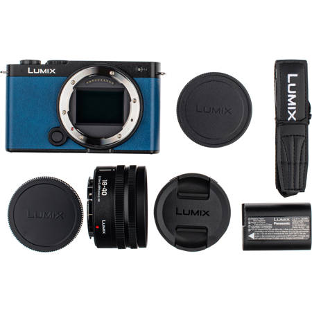 Panasonic LUMIX S9 Mirrorless Camera with 18-40mm Lens, Blue DC-S9NA9